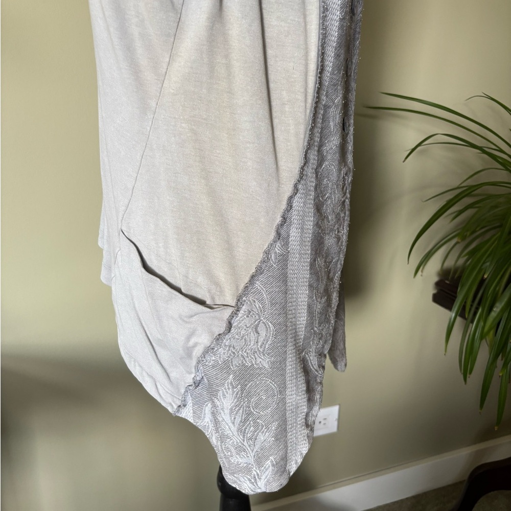 Rundholz  Gray Patterned Button-Up Jacket - Picture 5 of 7